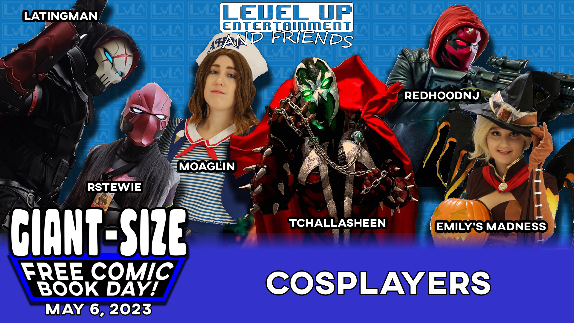 Level Up and Friends - Giant-Size FCBD 2023: Cosplayers